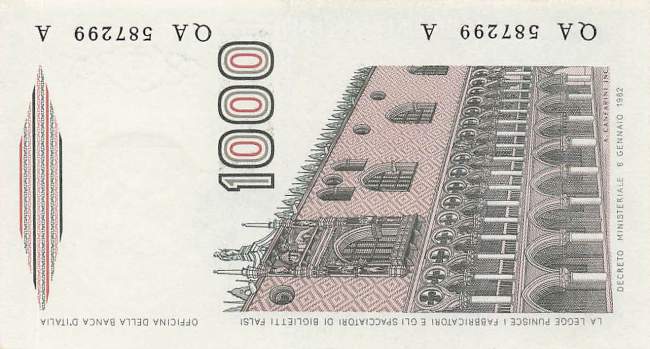 1000 Lire 1982 p.109a